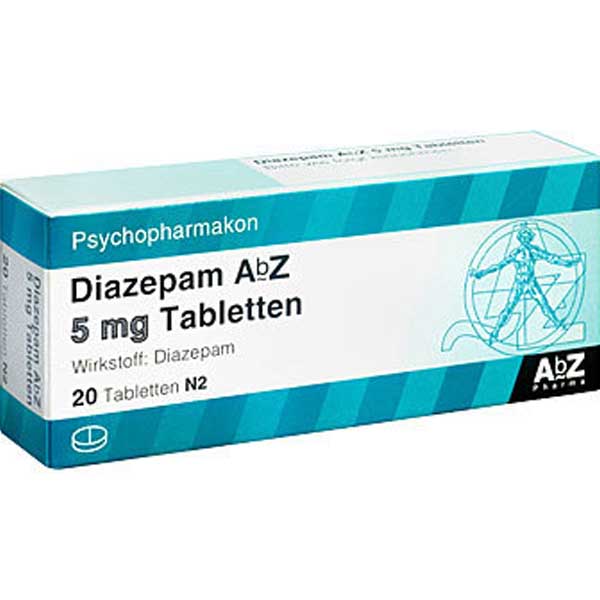Diazépam Ratiopharm 5 mg Diazépam