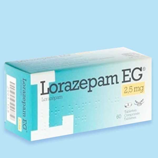 Acheter Lorazépam 2,5 mg sous blister en ligne